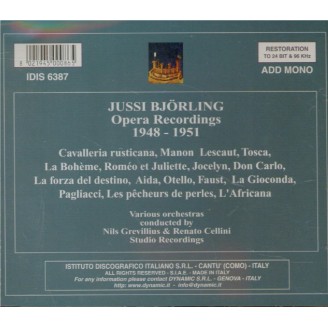 Opera Recordings 1948-1951